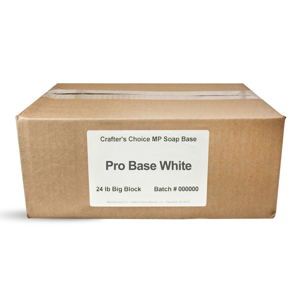 Pro Base White Melt & Pour Soap Base - 23 lb Block