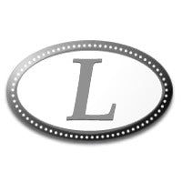 Oval Monogram Mold Letter L - Zoom Media 1