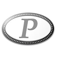 Oval Monogram Mold - Letter P - Zoom Media 1