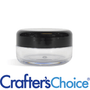 0.33 oz Clear Jar & Black Top