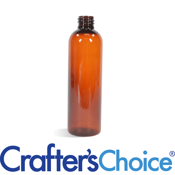 4 oz Amber Bullet Plastic Bottle - 20/410