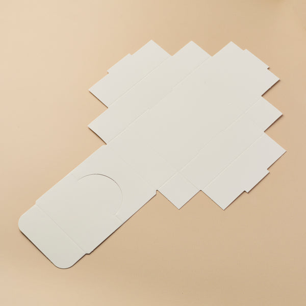 Lip Tube Arched Display Box - (WHITE COLOR)