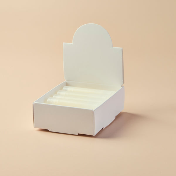 Lip Tube Arched Display Box - (WHITE COLOR)