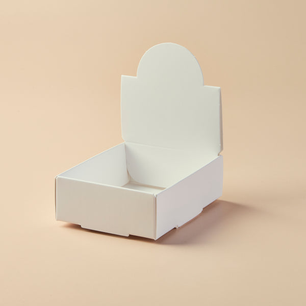Lip Tube Arched Display Box - (WHITE COLOR)