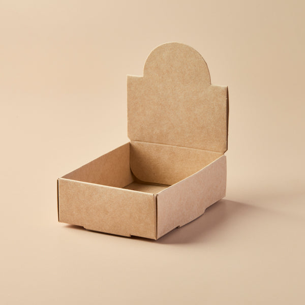 Lip Tube Arched Display Box - (KRAFT COLOR)