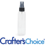 8 oz Clear Bullet with Black Ribbed Sprayer Set - Zoom Thumbnail Media 1