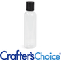 8 oz Clear Bullet with Black Disc Top Set