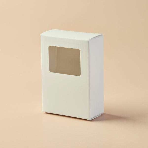 Soap Box - Rectangle Window (WHITE COLOR)