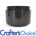 8 oz Black Double Wall Plastic Jar - 89/400