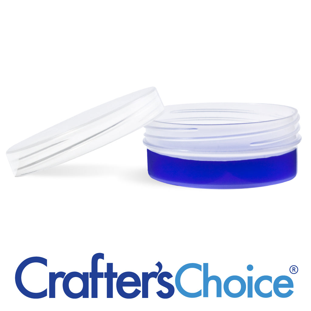 3 oz Natural LOW PROFILE Plastic Jar & Top