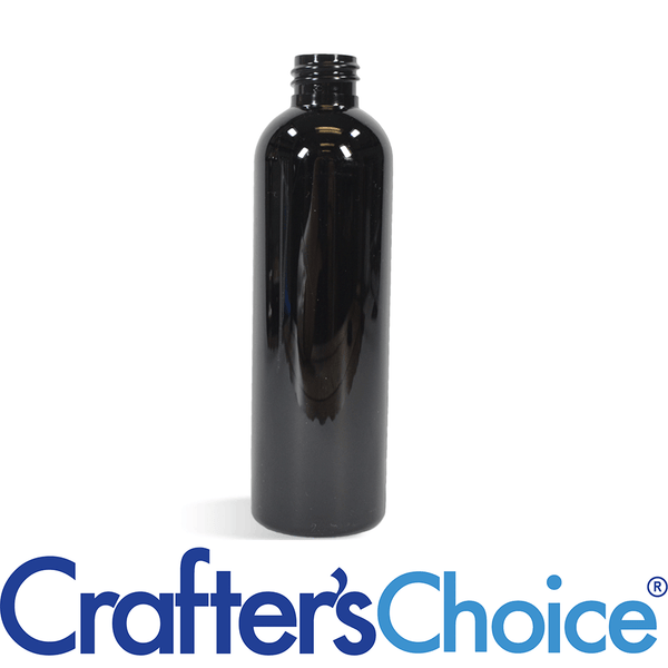 4 oz Black Bullet Plastic Bottle - 20/410