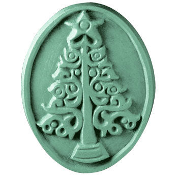 Christmas Tree Oval Soap Mold (MW 94)
