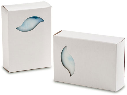 Medium Soap Box White Leaf