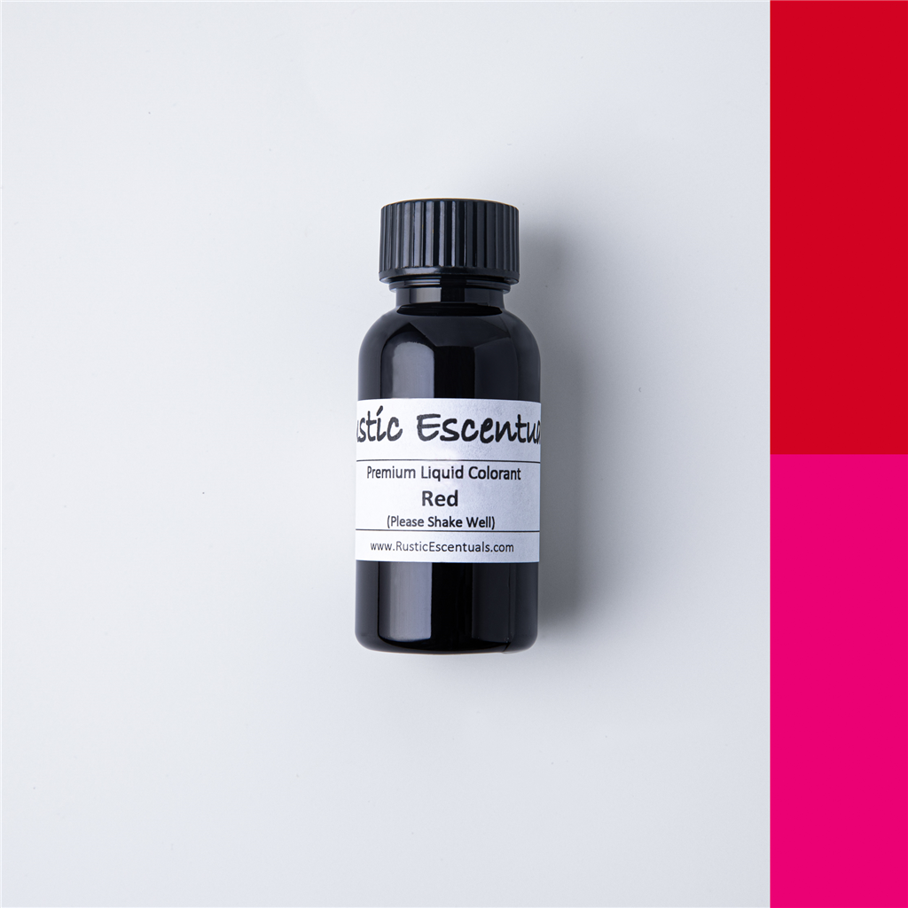 Red Premium Liquid Colorant - Candle - Rustic Escentuals - Liquid ...