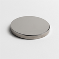 Silver Flat Metal Candle Tumbler Lid