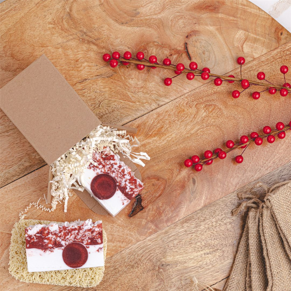 Cranberry MP Soap Loaf Recipe