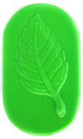 Oval Leaf Soap Mold: 4 Cavity