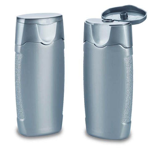 1.7 oz Silver Bottle & Cap - Zoom Media 1